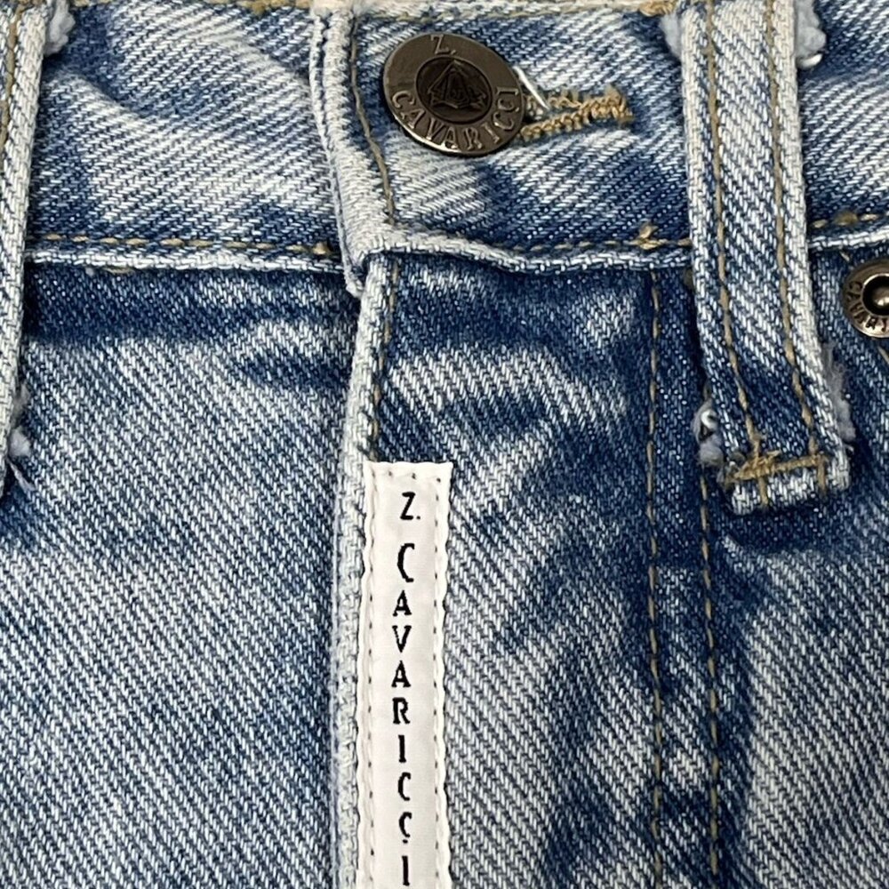 Vintage Z Cavaricci Denim Skirt NWT Womens 24 Made USA 90s Deadstock - Picture 3 of 15